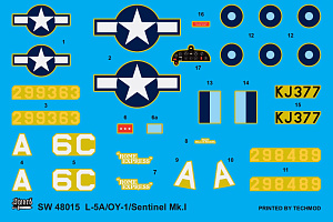 Model kit 1/48 L-5A/OY-1/ Sentinel Mk.I (Sword)