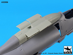 Additions (3D resin printing) 1/32 Douglas A-4E Skyhawk spine electronic + tail (designed to be used with Trumpeter kits) 