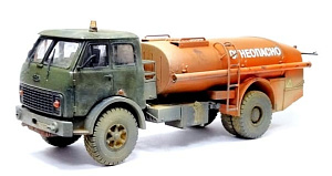 Model kit (3D resin printing) 1/48 Tanker TZ-7.5 based on MAZ 5334 (KepModels)