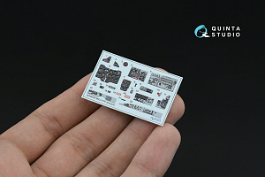 MiG-21PF 3D-Printed & coloured Interior on decal paper (Eduard) (with 3D-printed resin parts)
