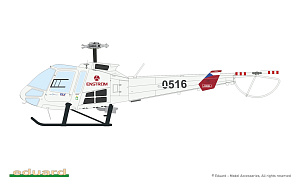 Model kit 1/48 ENSTROM 480 HYBRID edition kit (Eduard kits)
