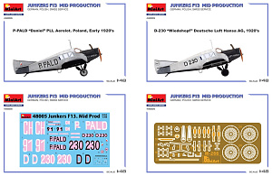 Model kit 1/48 Junkers F13 Mid Prod. (German, Polish, Swiss) (MiniArt)