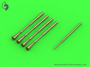 Aircraft detailing sets (brass) 1/72  Douglas A-1 Skyraider - 20mm cannon barrels with flash hiders and Pitot Tube 