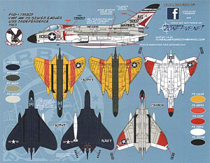 Decal 1/48 Douglas F4D-1 Skyray 'Fast Fords' (11)  (Furball Aero-Design)