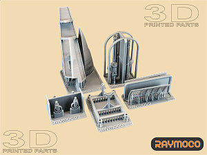 Additions (3D resin printing) 1/48 F-15 Cannon (Raymoco)