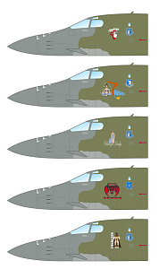 Decal 1/72 Strategic Air Command Rockwell B-1B Lancer (Caracal Models)