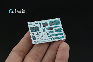 MiG-21R (green cockpit panels) 3D-Printed & coloured Interior on decal paper (Eduard) (with 3D-printed resin parts)