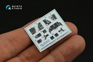Mitsubishi F-2B 3D-Printed & coloured Interior on decal paper (Hasegawa)