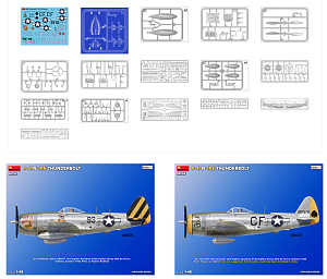 Model kit 1/48 Republic P-47N-1RE Thunderbolt, Basic Kit (MiniArt)