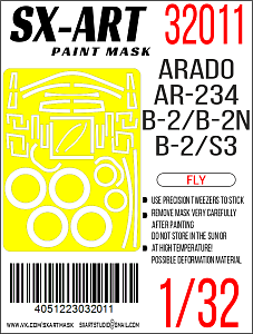 Paint Mask 1/32 Arado Ar 234 B-2/B-2N (Fly)