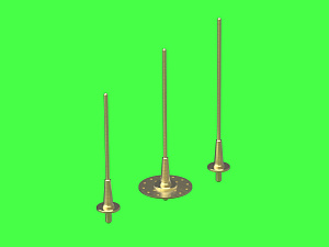 Aircraft detailing sets (brass) 1/48 Focke-Wulf Fw-190A-6-A7/R11 Nightfighter - FuG217 "Neptun" antennas