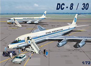 Model kit 1/72 Douglas DC-8-30 'Pan American (Mach 2)