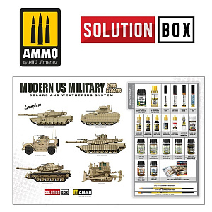 SOLUTION BOX 16 - Modern US Military Sand Scheme (Ammo Mig)