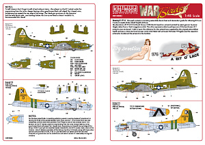 Decal 1/48 Boeing B-17F and a B-17G model of the USAAF Eighth Air force (Kits-World)