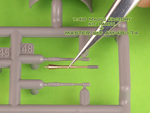 Aircraft detailing sets (brass) 1/48 Douglas A-4 Skyhawk - Colt Mk12 20mm autocannon barrels