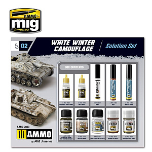 SUPER PACK White WinterCamouflage (Ammo Mig)