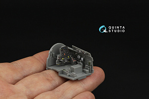 Nakajima Ki-84 Hayate 3D-Printed & coloured Interior on decal paper (Hasegawa)