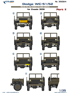 Decal 1/35 Dodge WC-51 part II (Colibri Decals)