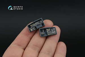 AH-64A Forward Avionics Bays 3D-Printed & coloured Interior on decal paper (Trumpeter) (with 3D-printed resin parts)