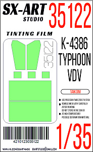 Tinting film 1/35 K-4386 Typhoon-VDV (RPG)