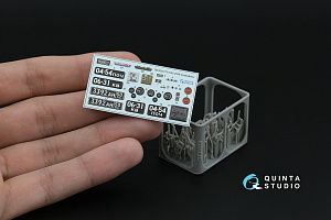 KrAZ-255B 3D-Printed & coloured Interior on decal paper (HobbyBoss) (with 3D-printed resin parts) 