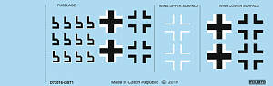 Decal 1/72 Fw 190A-8 national insignia (EDU)