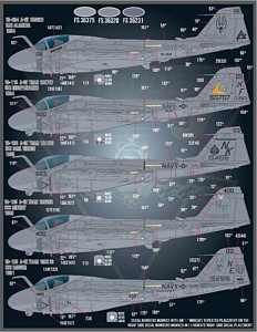 Decal 1/48 Colors and markings of Grumman A-6 Intruders (Furball Aero-Design)