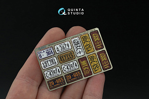 Southwestern U.S. License Plates 1940-1950 (All kits) (with metal base)