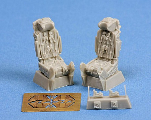 Additions (3D resin printing) 1/48 KM-1 Ejection seat or MiG-21bis/MF (2pcs.)