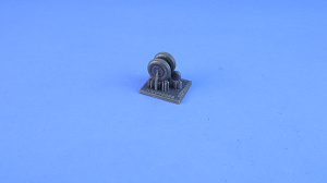 Additions (3D resin printing) 1/48 Yak-1 wheels early under load (KepModels) 