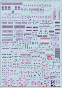 Decal 1/48  Sukhoi Su-34 Decal (Begemot)