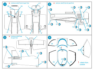 Su-31 Surface Details & Canopy Framing (Quinta Models)