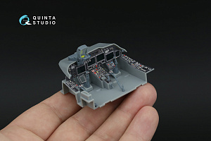 Ka-52 3D-Printed & coloured Interior on decal paper (Trumpeter) (with 3D-printed resin parts) 