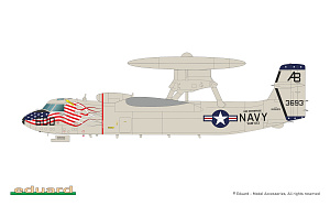 Model kit 1/72 E-2C Hawkeye (Eyes of the Fleet/The Limited edition kit) (Eduard kits)