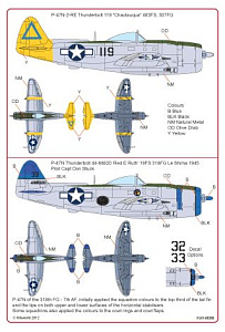 Decal 1/48 Republic P-47N-2-RE Thunderbolt