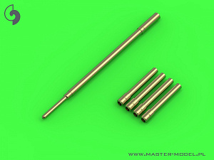 Aircraft guns (brass) 1/48 Hawker Tempest Mk.II/Mk.V/Mk.VI and Hawker Fury/Sea Fury - Hispano Mk.V cannon barrel tips and Pitot Tube