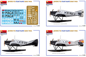 Model kit 1/48 Junkers F13 Float Plane Early (3x camo) (MiniArt)