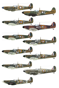 Model kit 1/48 BATTLE of BRITAIN Supermarine SPITFIRE Mk.Ia (Eduard kits)