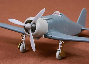 Additions (3D resin printing) 1/72 Fiat G.50 Propeller set (designed to be used with Fly kits) [Fiat G.50bis/AS]