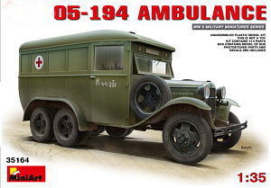 Model kit 1/35 GAZ-05 194 Ambulance (MiniArt)