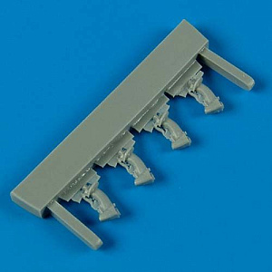 Additions (3D resin printing) 1/48 General-Dynamics F-16 Fightning Falcon control lever (designed to be used with Academy, Revell and Tamiya kits)