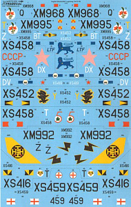 Decal 1/72 BAC/EE Lightning T.4/T.5 Part 2 (11) (Xtradecal)