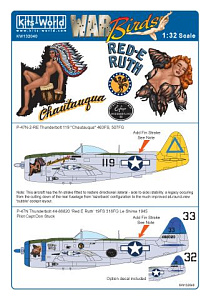 Decal 1/32 Republic P-47N-2-RE Thunderbolt 119 'Chatauqua' (Kits-World)