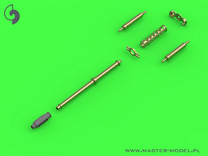 Aircraft detailing sets (brass) 1/72 Boeing/Hughes AH-64 Apache - M230 Chain Gun barrel (30mm), Pitot tubes and tail antenna 