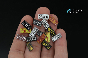 Southwestern U.S. License Plates 1950-1960 Pt.2 (All kits) (with metal base)