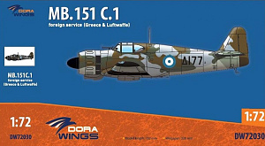 Model kit 1/72 Marcel-Bloch MB.151C.1 (Dora Wings)