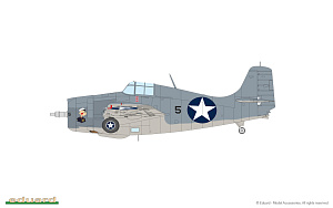 Model kit 1/48 GUADALCANAL Grumman F4F-4 Wildcat (Dual Combo kit) (Eduard kits)