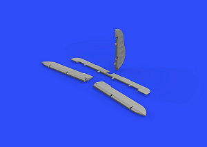 Additions (3D resin printing) 1/48 Focke-Wulf Fw-190A-5/Fw-90A-8 control surfaces early (designed to be used with Eduard kits) 