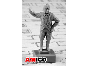 Figures (resin) 1/72 Soviet Air Force pilot figure, 1940s–1950s (Amigo Models)