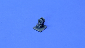 Additions (3D resin printing) 1/72 Bf-109 F-G2 type 4 wheels under load (KepModels) 